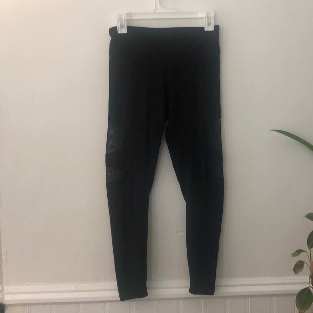 Black Express Leggings, Size M